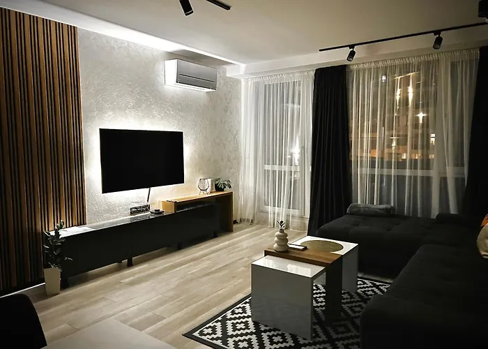 公寓 A-brilliant, New! Spacious & Modern In Whit Garage 瓦爾納